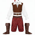 Déguisement Halloween Pirate Avec Tricorne Et Cache-Œil Homme
