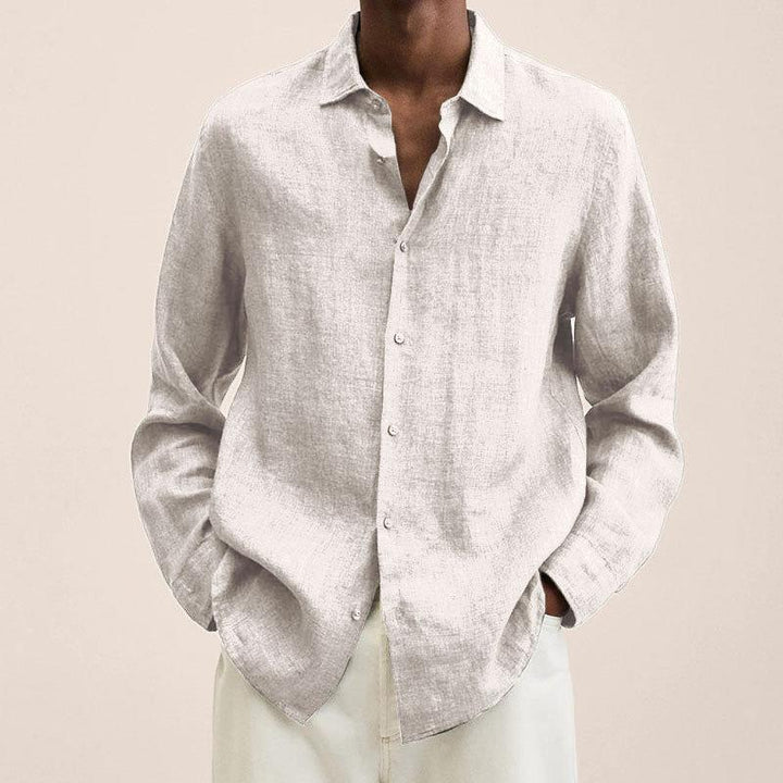 Chemise à Manches Longues et Col Classique Homme