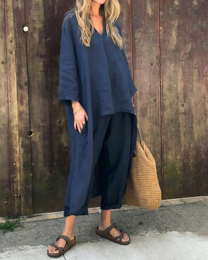 Ensemble Haut Ample et Pantalon Femme