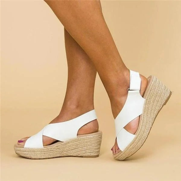 Sandales Compensées Confort Femme