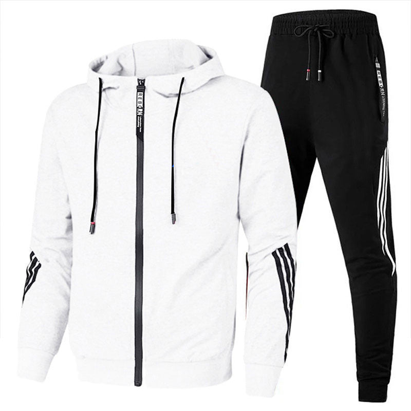 Ensemble Jogging Zippé à Capuche Homme