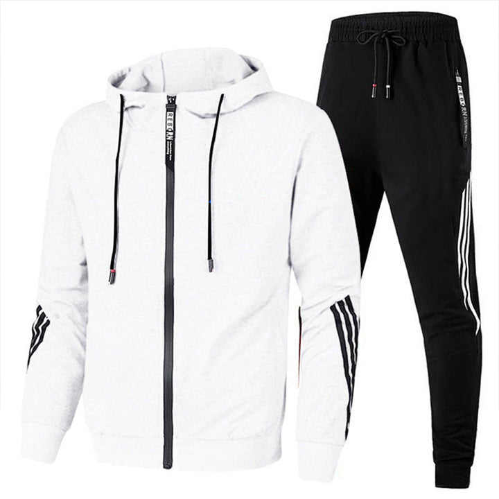 Ensemble Jogging Zippé à Capuche Homme