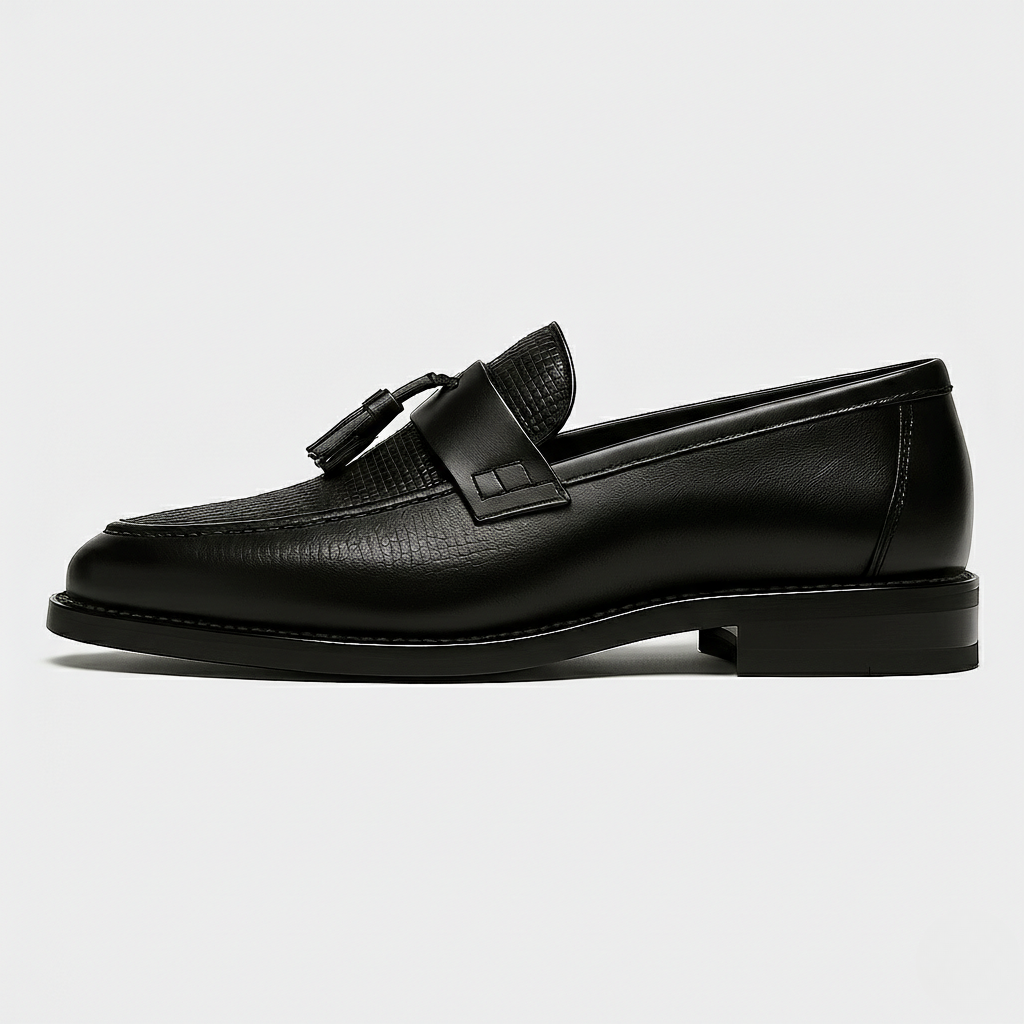 Mocassins Texturés à Pompons Homme