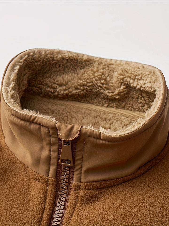 Veste Doublée Effet Sherpa Homme