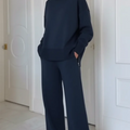 Ensemble Col Roulé Et Pantalon Large Femme
