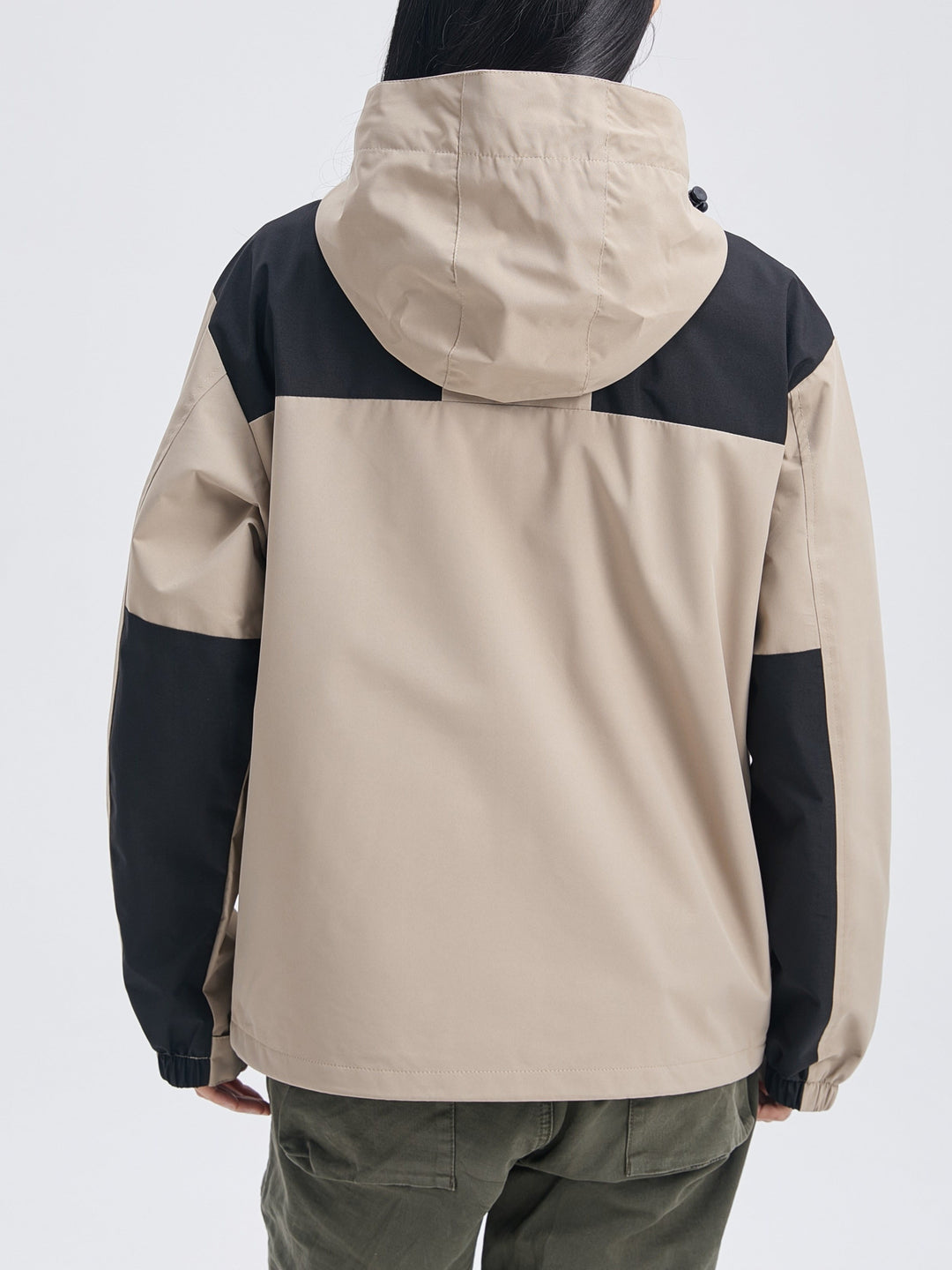 Veste à Capuche et Effet Superposé Homme