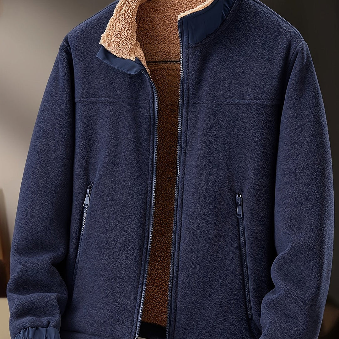 Veste Doublée Effet Sherpa Homme