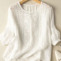 Women's Embroidered Lace Blouse