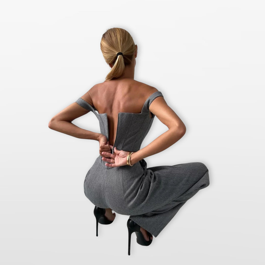 Ensemble Trois Pièces Tailleur Élégant Femme