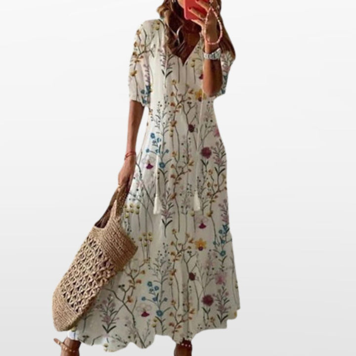 Robe Longue Fleurie Femme