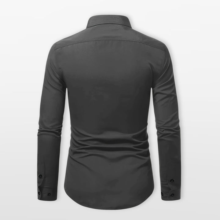 Chemise Ajustée Formelle Élégante Homme