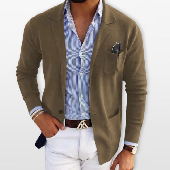Blazer Décontracté Coupe Relaxed Homme