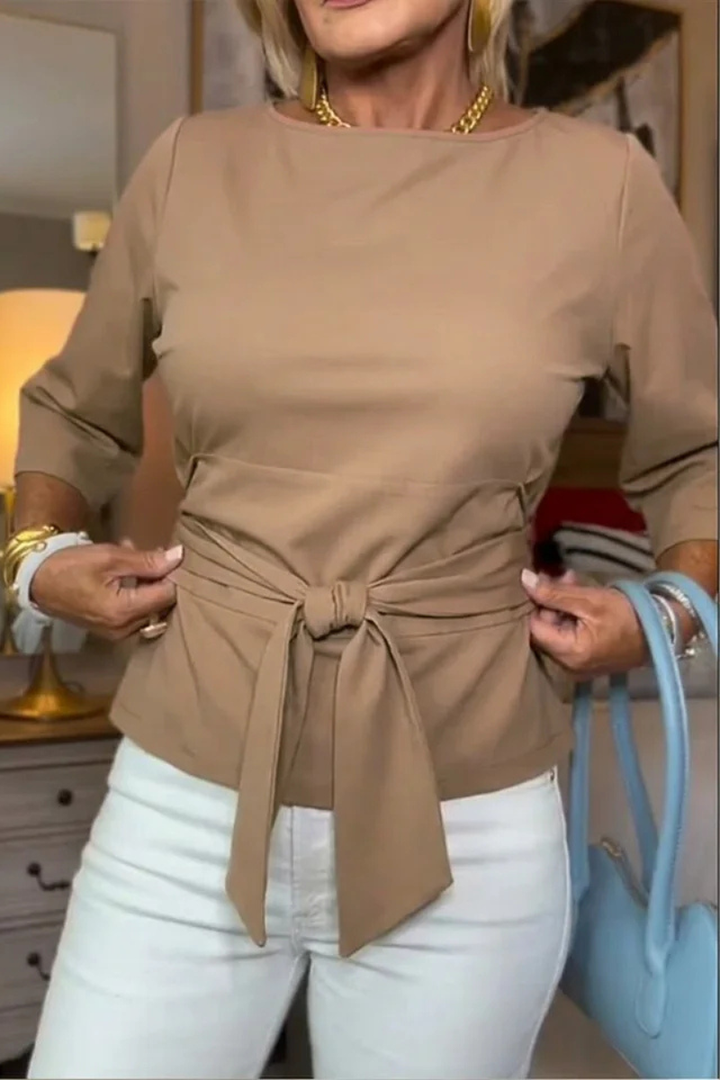 Top Noué à La Taille Femme