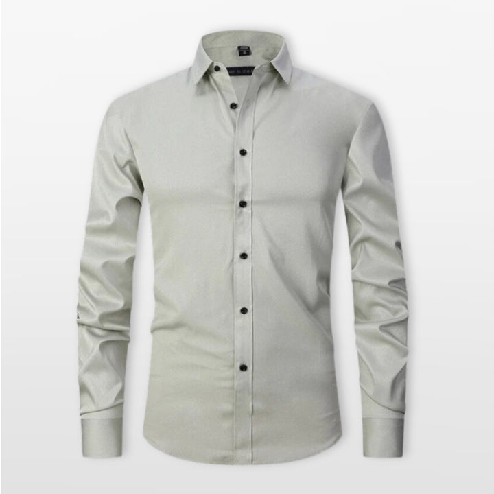 Chemise Ajustée Boutonnée Élégante Homme