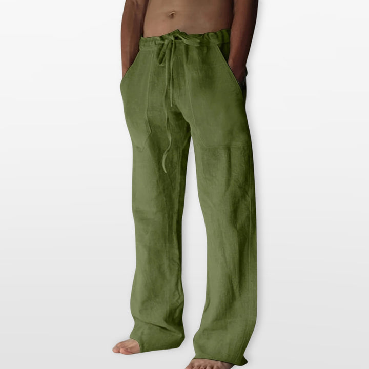 Pantalon Large Décontracté Cordon Homme