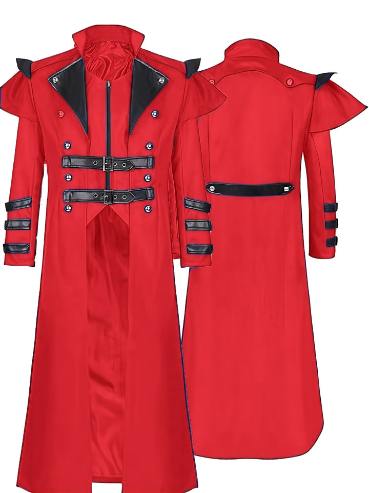Veste Steampunk Halloween à Col Montant Homme