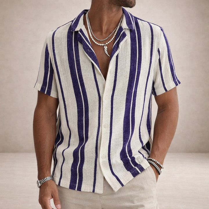 Chemise Rayée Resort Homme