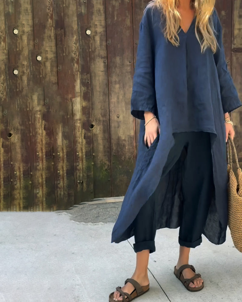 Ensemble Haut Ample et Pantalon Femme