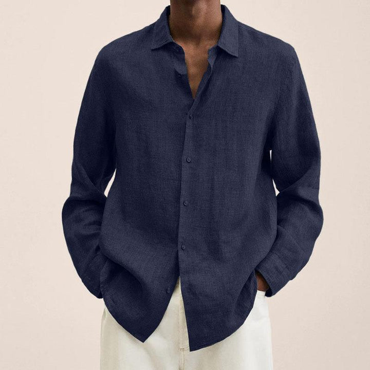 Chemise à Manches Longues et Col Classique Homme