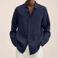 Chemise à Manches Longues et Col Classique Homme