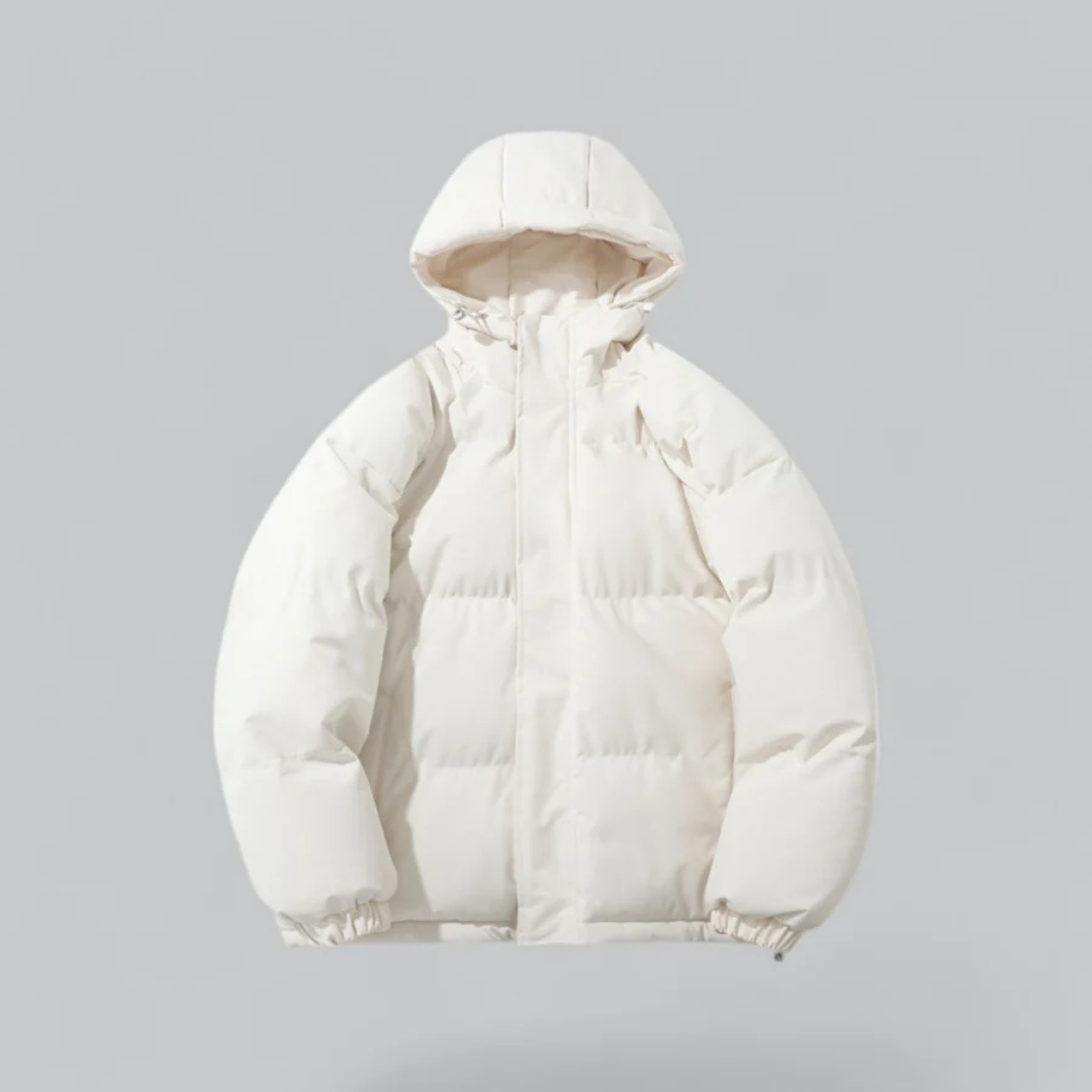 Doudoune Courte à Capuche Homme