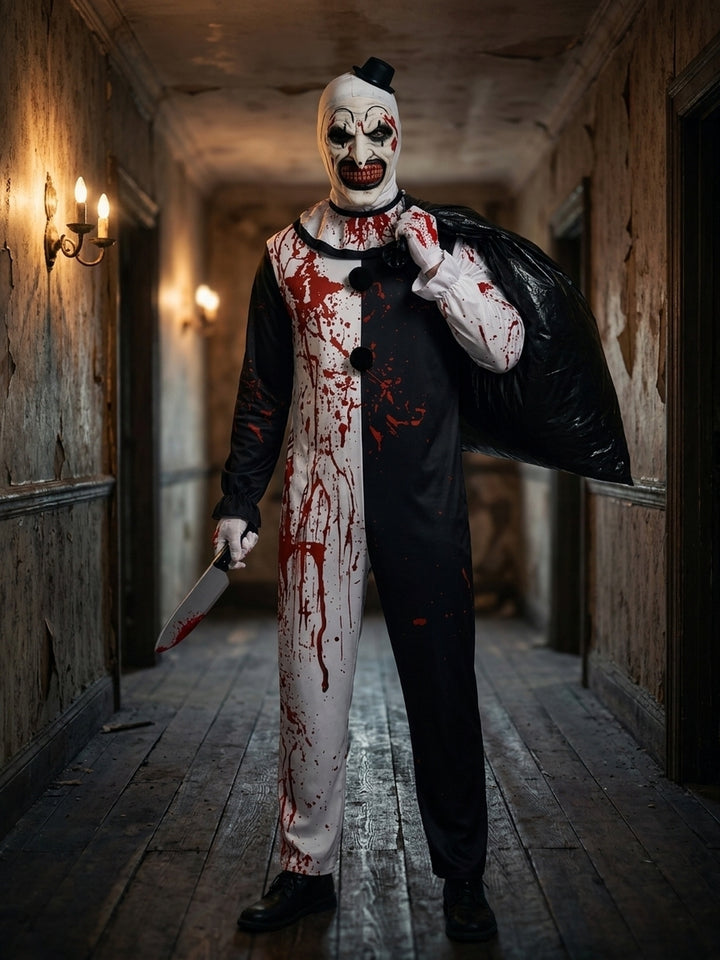 Costume Halloween Clown Effrayant Homme