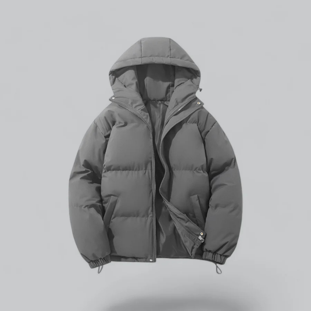 Doudoune Courte à Capuche Homme