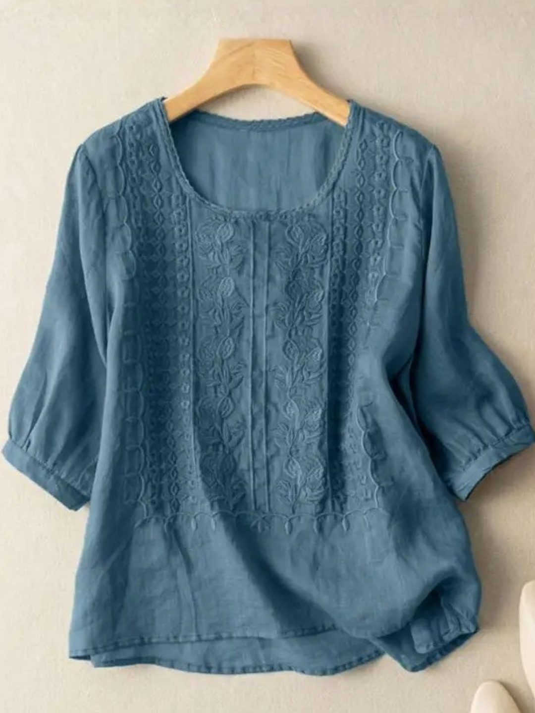 Blouse Brodée Dentelle Femme