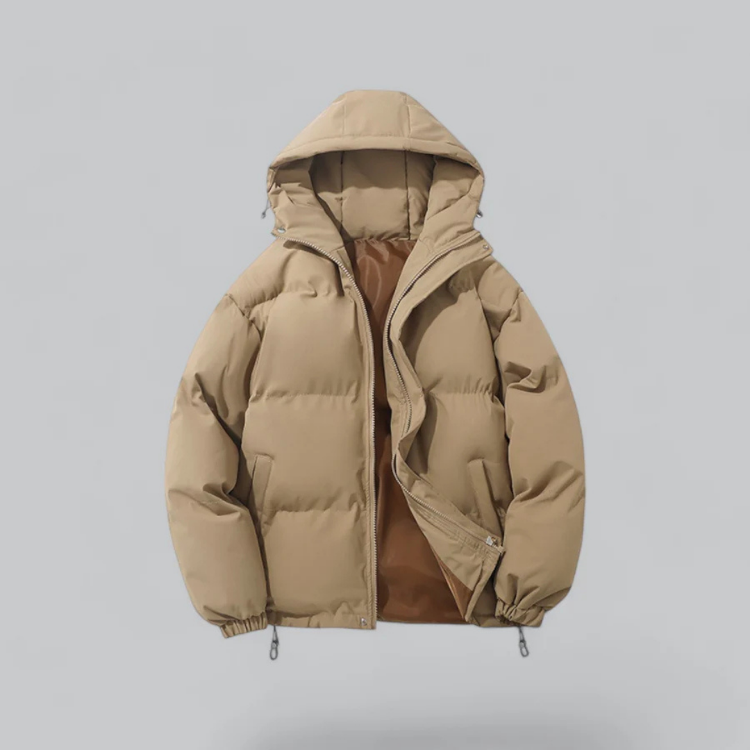 Doudoune Courte à Capuche Homme