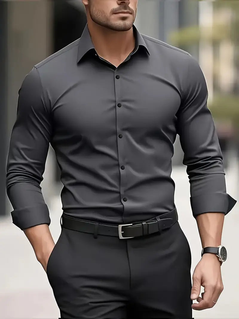 Chemise Ajustée Élégante Homme