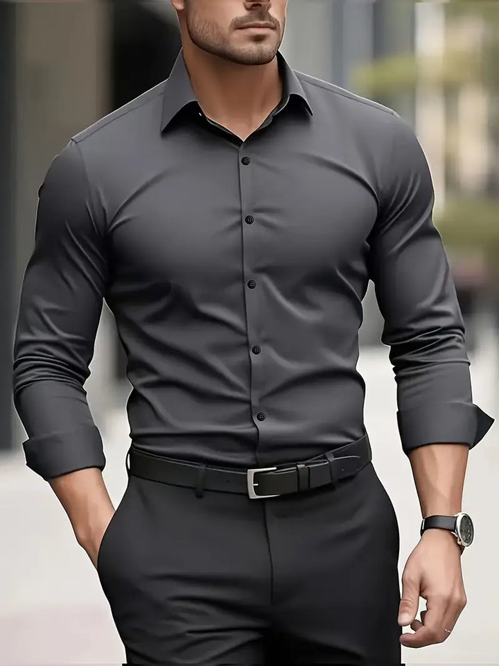 Chemise Ajustée Élégante Homme