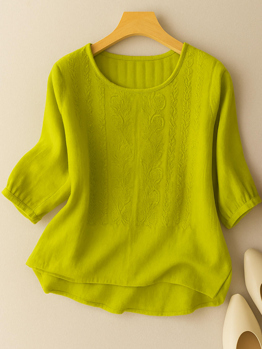Blouse Brodée Dentelle Femme