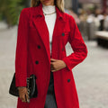 Trench Croisé À Revers Femme