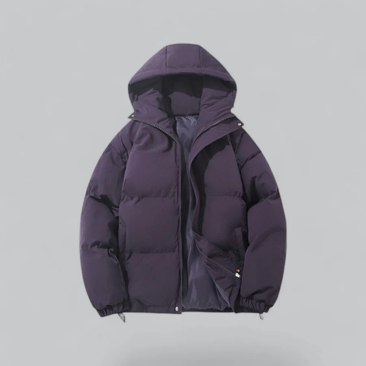 Doudoune Courte à Capuche Homme