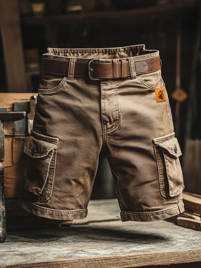 Short Cargo Multi Poches Homme