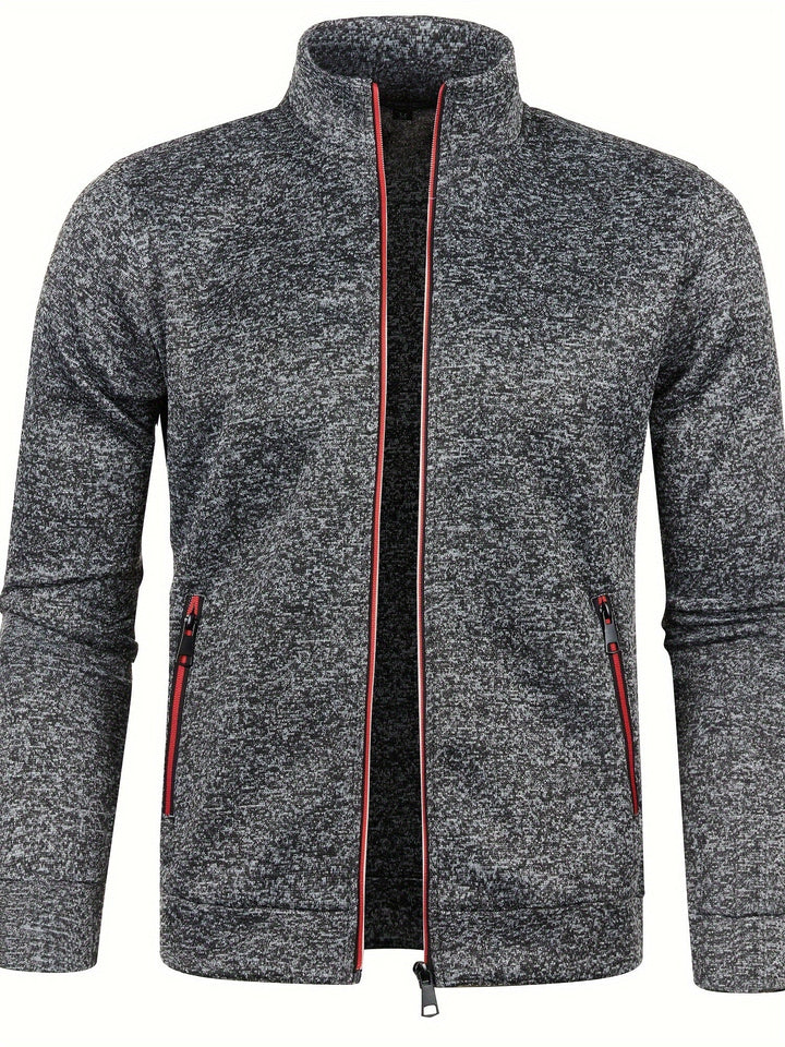 Veste Zippée à Col Montant Homme