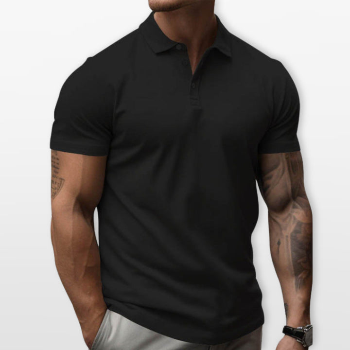 Polo Ajusté Manches Courtes Homme