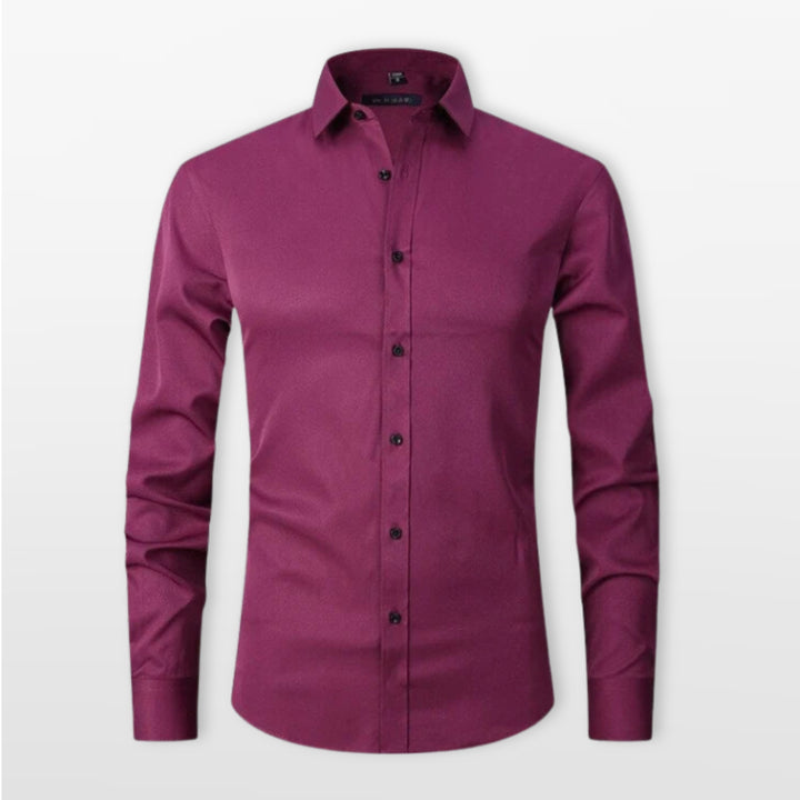 Chemise Ajustée Boutonnée Élégante Homme