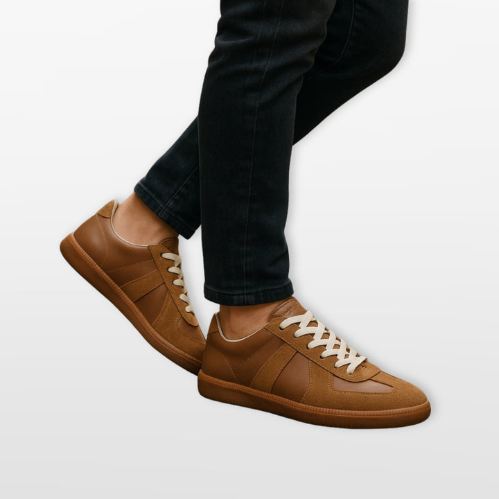 Baskets À Lacets Style Urbain Semelle Caoutchouc Homme