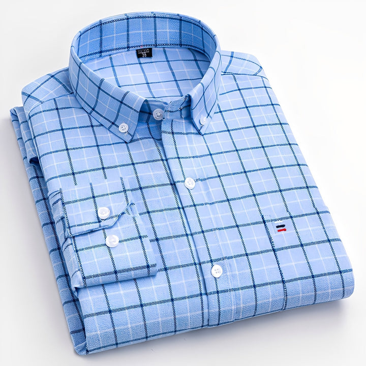 Chemise À Carreaux Classique Homme