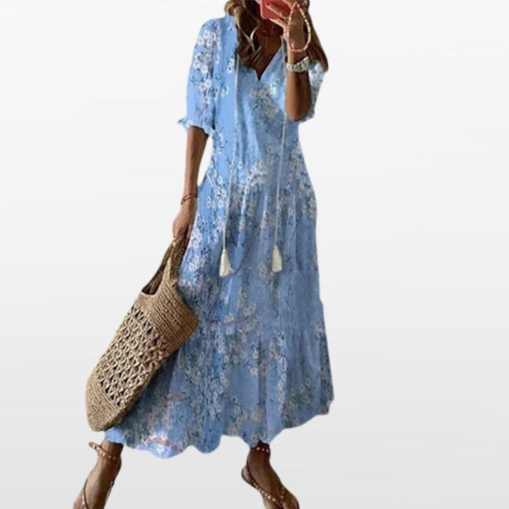 Robe Longue Fleurie Femme
