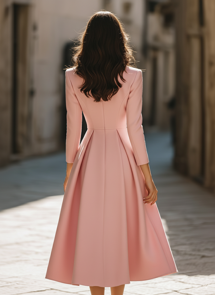 Robe Blazer Midi Cintrée Femme
