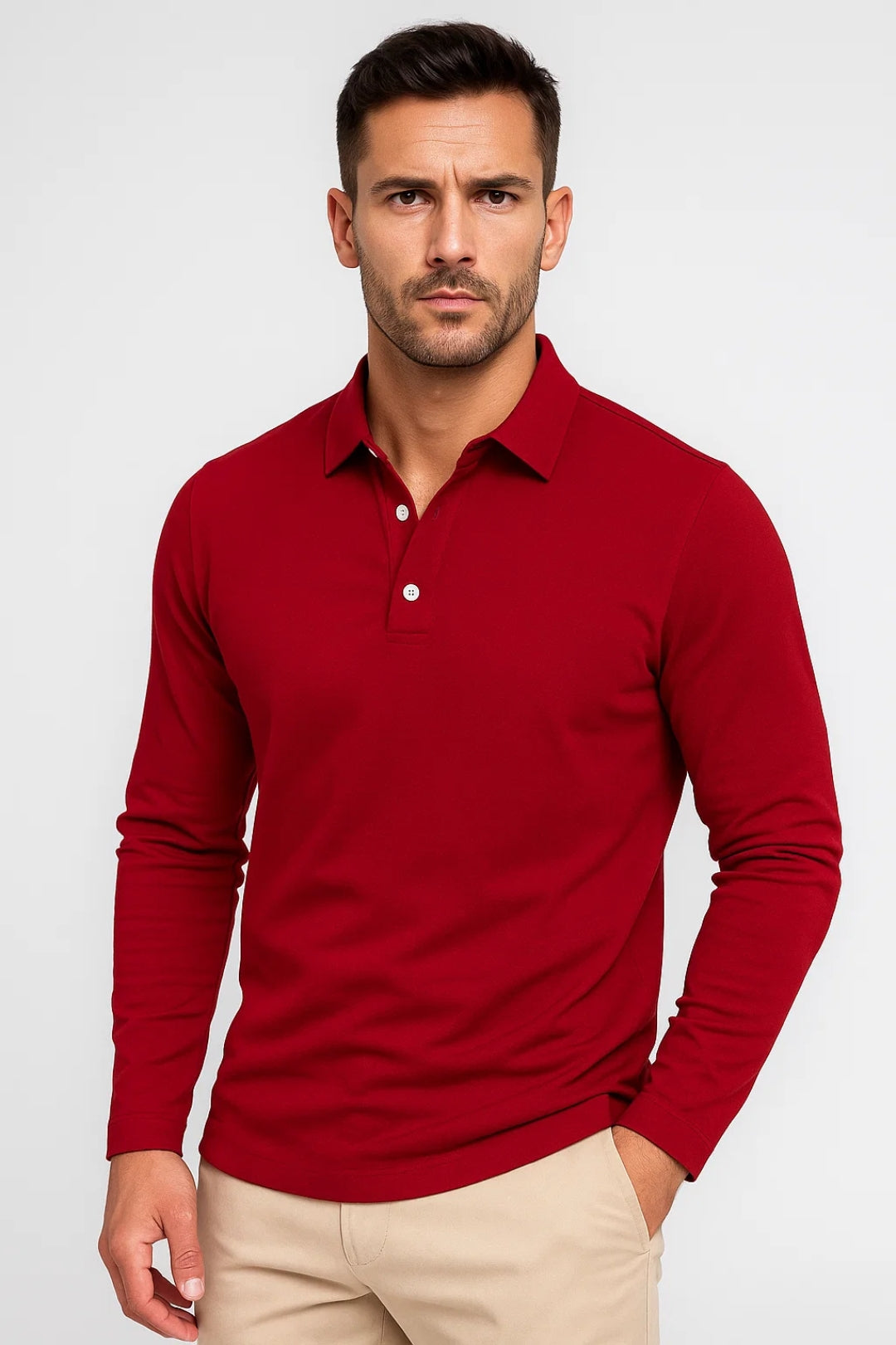 Polo Manches Longues Homme