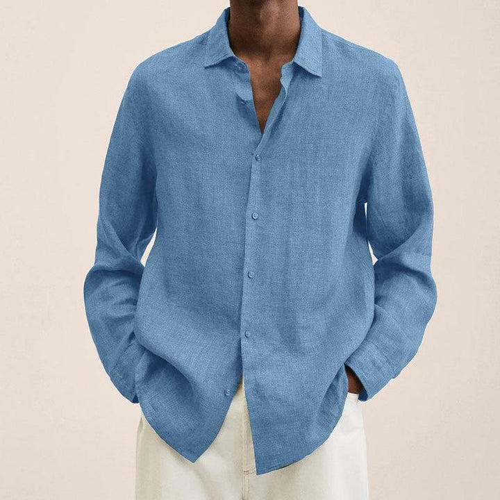 Chemise à Manches Longues et Col Classique Homme