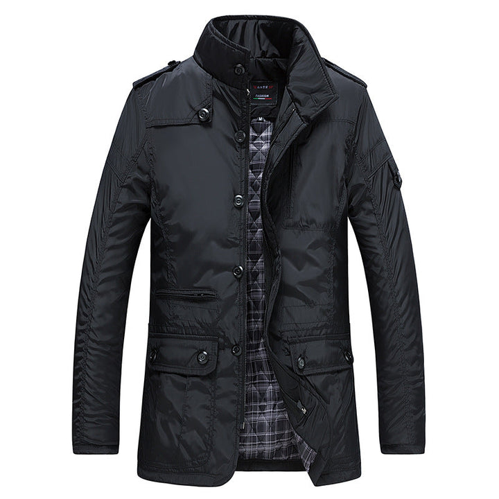 Veste Courte À Col Montant Homme