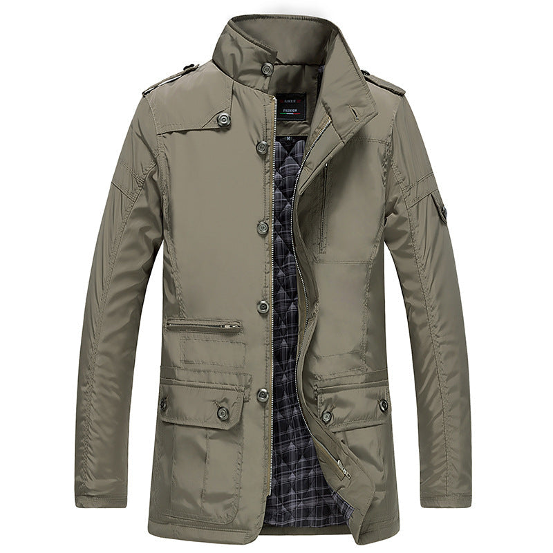 Veste Courte À Col Montant Homme