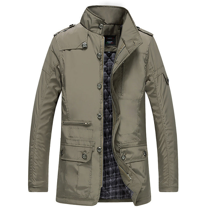 Veste Courte À Col Montant Homme