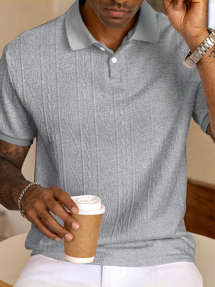Polo Maille Texturée Homme