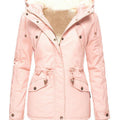 Parka À Capuche Taille Ajustable Femme
