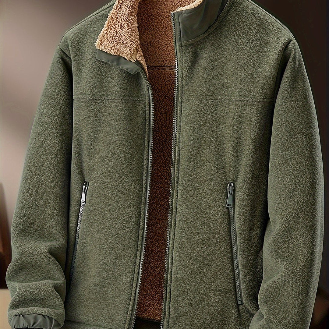Veste Doublée Effet Sherpa Homme